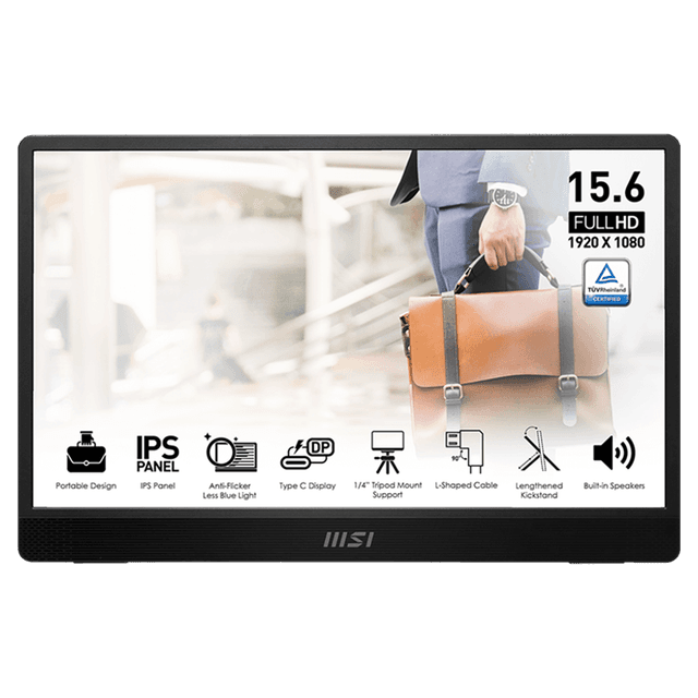 MSI Màn hình di động Pro MP161 E2/15.6 inch/FullHD (1920x1080)/IPS 60Hz 15.6"