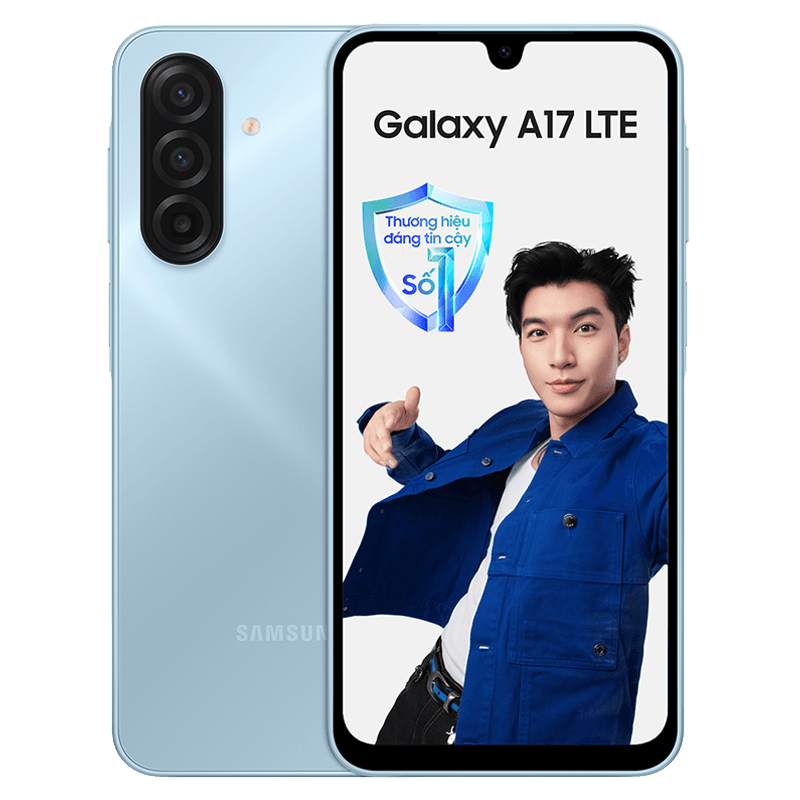 Samsung Galaxy A17 màu xanh