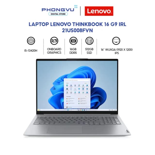Lenovo ThinkBook 16 G9 IRL i5 13420H (21US008FVN) Core i5 16GB 512GB
