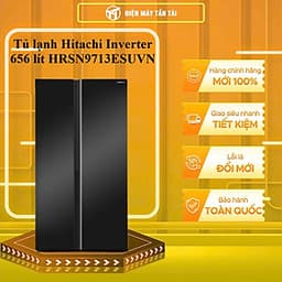 HRSN9713ESUVN - Tủ lạnh Hitachi Inverter 656 lít HRSN9713ESUVN