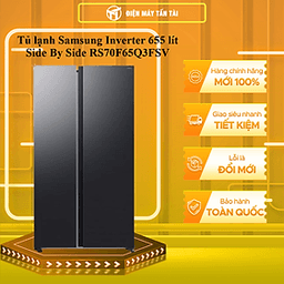 Samsung Inverter 655 lít Side By Side RS70F65Q3FSV 655 lít