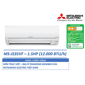 ĐIỀU HÒA KHÔNG KHÍ (MÁY LẠNH) MITSUBISHI ELECTRIC MS-JS35VF - 1.5 HP(NGỰA) (12,000 BTU/h) - NON-INVERTER