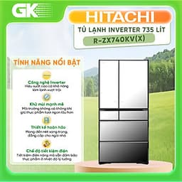 Tủ lạnh 6 cửa Hitachi Inverter 735 lít R-ZX740KV(X)