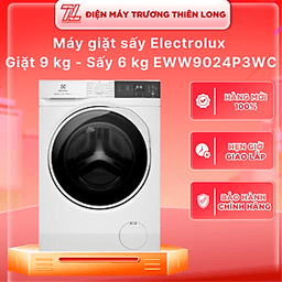 Electrolux UltimateCare 300 Inverter giặt 9 kg - sấy 6 kg EWW9024P3WC 9kg