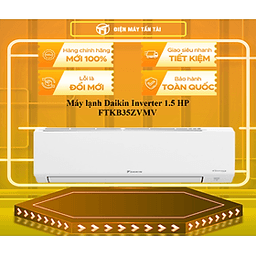 Daikin Inverter 1.5 HP FTKB35ZVMV 12.000 BTU
