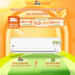 AH-XP10DSW - Máy lạnh Sharp Inverter 1 HP AH-XP10DSW