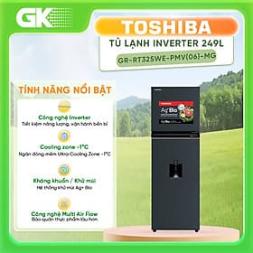 Tủ lạnh Toshiba Inverter 249 lít GR-RT325WE-PMV(06)-MG