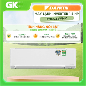 HÀNG - Máy lạnh Daikin Inverter 1.5 HP FTKZ35VVMV - GIAO HCM