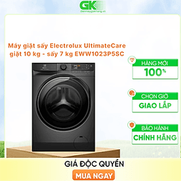 Electrolux UltimateCare 500 Inverter giặt 10 kg - sấy 7 kg EWW1023P5SC 10kg