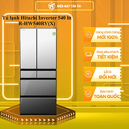 Tủ lạnh Hitachi Inverter 540 lít R-HW540RV(X)