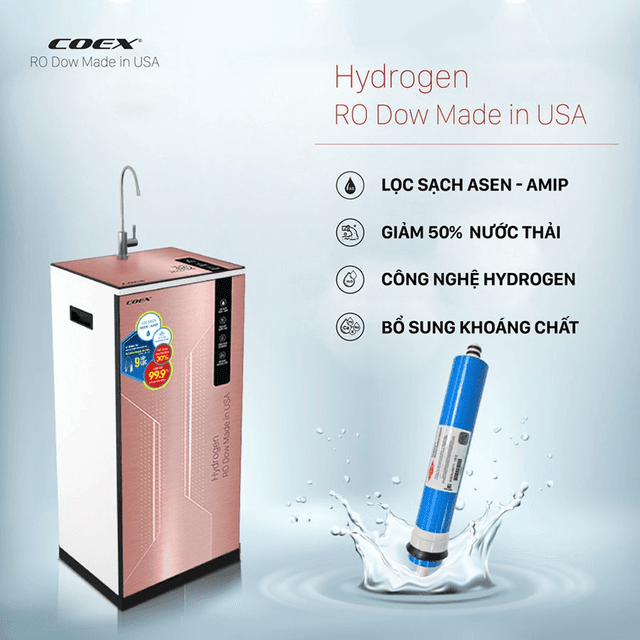 Máy Lọc Nước Hydrogen 8 cấp Coex WP-7212