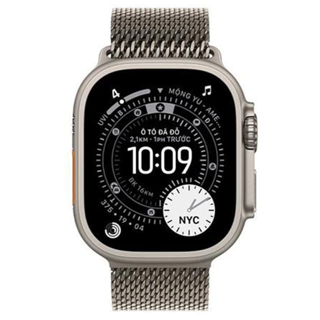 Apple Watch Series 11 Viền Titanium GPS + Cellular Dây Milanese 42mm