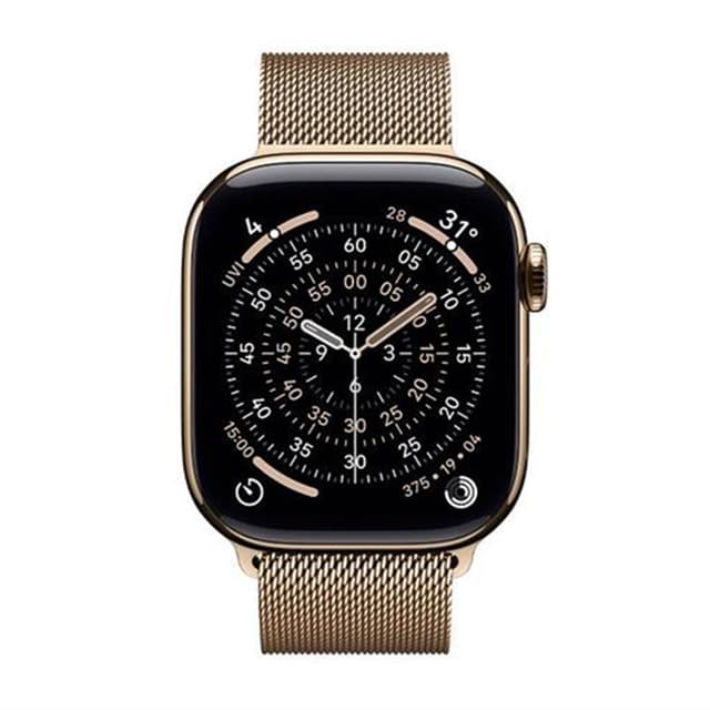 Apple Watch Series 11 GPS + Cellular 46mm Viền titan dây Milan 46mm