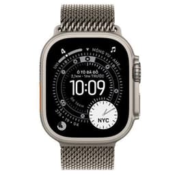 Apple Watch Ultra 3 GPS + Cellular 49mm Viền titan Dây quấn Milan Titan 49mm