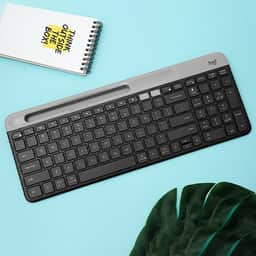 Bàn phím không dây Logitech K580 slim Trắng