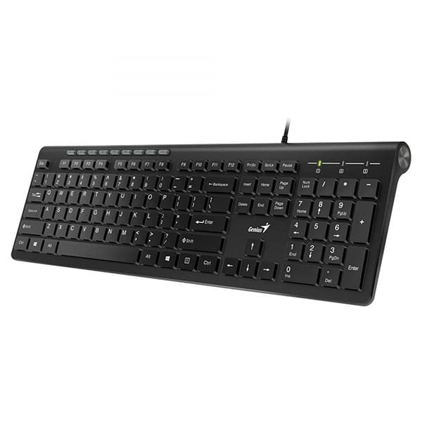 Bàn phím có dây Genius Multi dạng mỏng Slimstar 230II