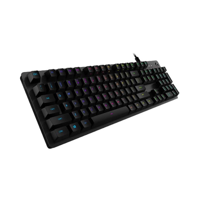 Bàn phím Game logitech G512 lightsync rgb mechanical GX brown/tactile Đen