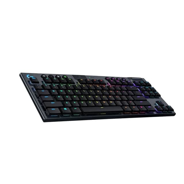 Bàn phím Game logitech G913 TKL lightspeed rbg mechanical linear Đen