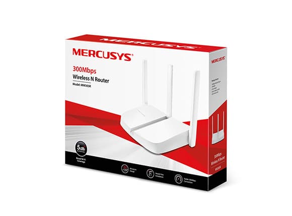 Bộ phát Wifi chuẩn N Mercusys MW305R 300Mbps