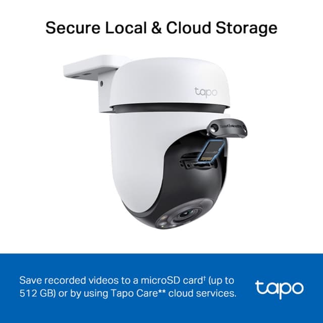 Camera ngoài trời TPLink Tapo C510W (3MP/ 2K, đàm thoại, IP65, đêm có màu)