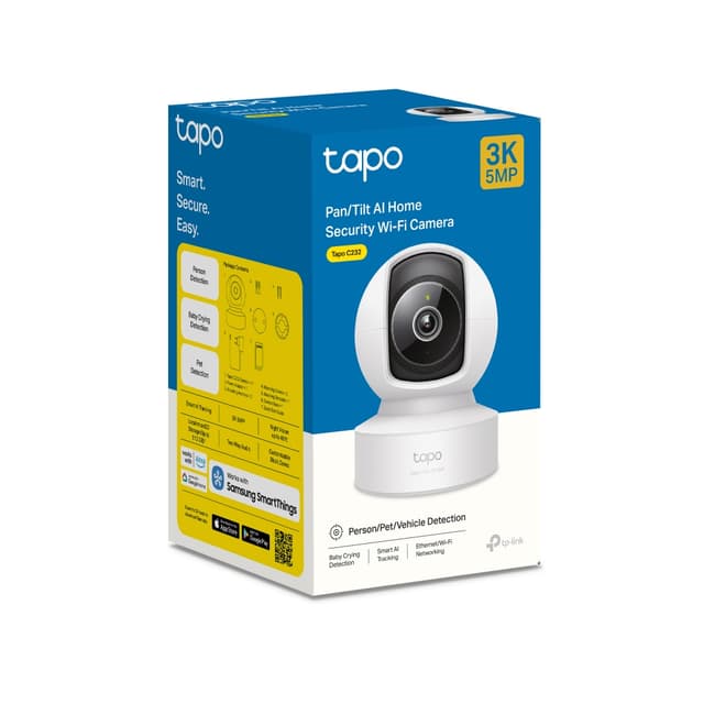 Camera TPLink Tapo C232 (5MP/ 3K QHD, đàm thoại, quay quét)