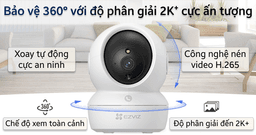Camera Wifi Ezviz CS-H6C Pro 5MP