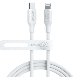 Cáp sạc Anker 542 C-L 1.8m TPE Bio-Based Trắng (White) B2B_A80B2