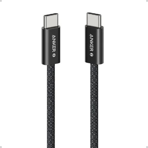 Cáp sạc Anker Zolo C-C 1m Nylon Đen (Black) B2B_A8060