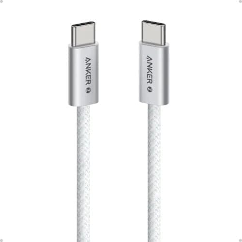 Cáp sạc Anker Zolo C-C 1m Nylon Trắng (White) B2B_A8060