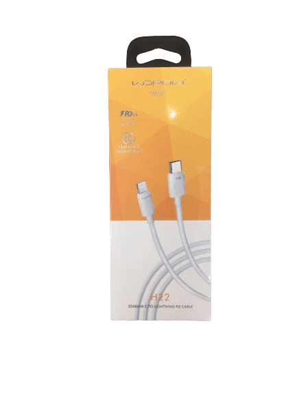 Cáp sạc nhanh Wopow C to lightning H22 200cm 20W