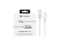 Cáp USB-A to Lightning mophie 3M - White - 409903215
