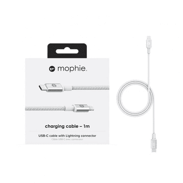 Cáp USB-C to Lightning mophie 1M White - 409903201