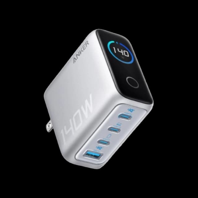 Củ sạc Anker Zolo 3C1A 140W (with USB-C Cable) Bạc (Silver) B2B_B2697