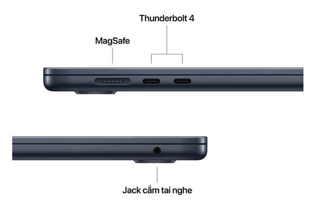 Macbook Air M5 13 MDHF4SA/A Midnight /Apple M5 chip with 10‑core CPU and 10‑core GPU,, SSD Apple 16GB 1024GB