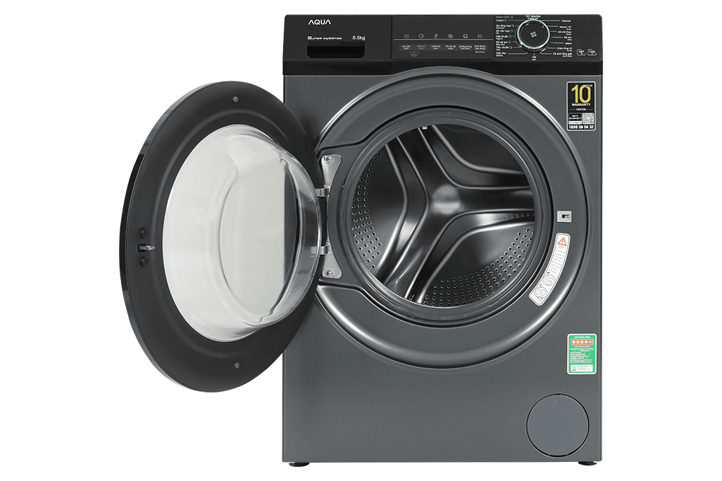 Máy giặt cửa trước AQUA AQD-A852J.BK