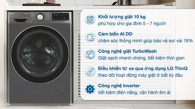 LG FV1410S4B 10kg