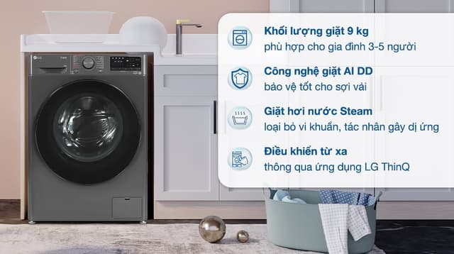 LG FV1409S4M 9kg