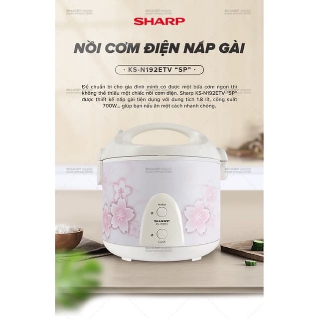 Sharp KS-N192ETV "SP" 1.8 lít