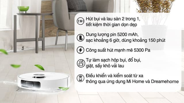 Robot hút bụi lau nhà Dreame L10 Ultra