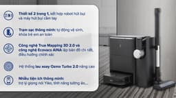 Robot hút bụi thông minh Ecovacs X2 Combo
