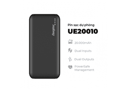 Sạc dự phòng Energizer 20,000mAh /3.7V Li-Polymer - UE20010BK