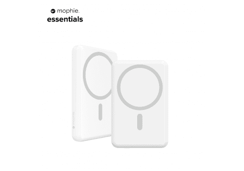 Sạc dự phòng ko dây mophie Essentials Snap+ 5,000mAh - White - 401112181