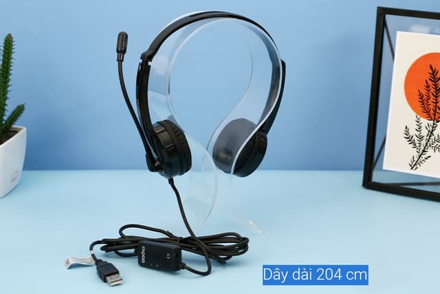 Tai nghe chụp đầu Rapoo H120 - USB (Có Micro)