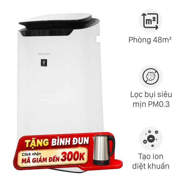 Máy lọc không khí Sharp FP-J60E-W 38W