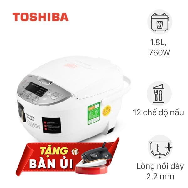 Toshiba 1.8 lít RC-18DH2PV (W) 1.8 lít