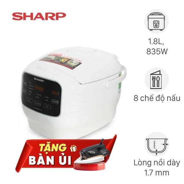 Sharp 1.8 lít KS-COM183MV-WH 1.8 lít