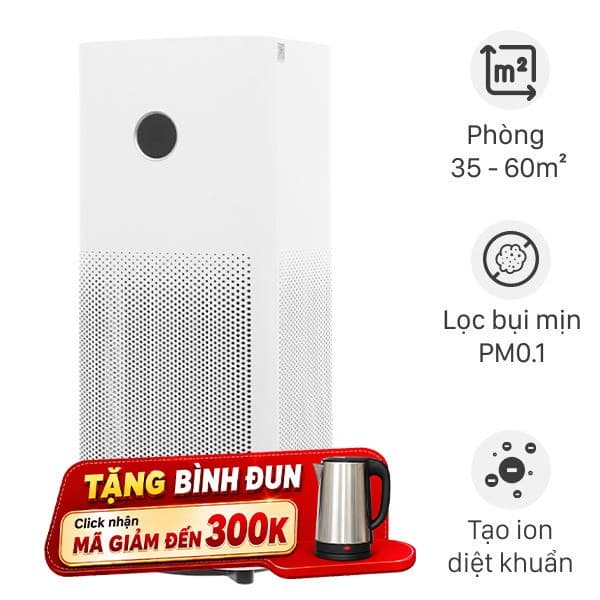 Máy lọc không khí Xiaomi Smart Air Purifier 4 Pro (BHR5056EU) 50W