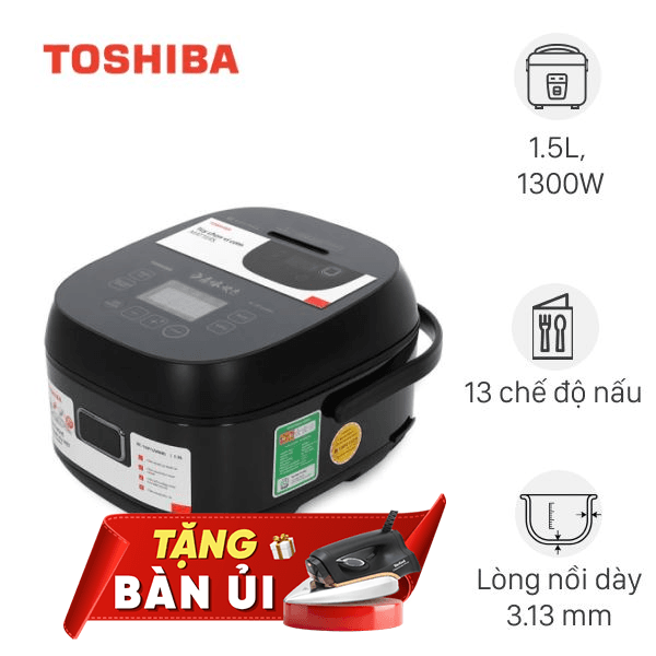 Toshiba 1.5 lít RC-15IP1UVN (K) 1.5 lít