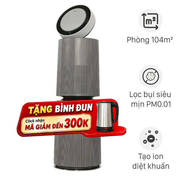 Máy lọc không khí LG PuriCare 360 Alpha Double AS10GDBY0.ABAE 72W