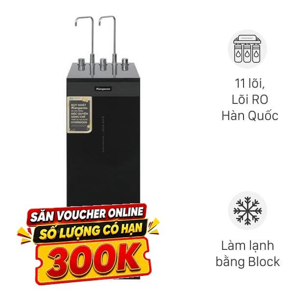 Máy lọc nước RO nóng nguội lạnh Hydrogen Kangaroo KG11A3 11 lõi